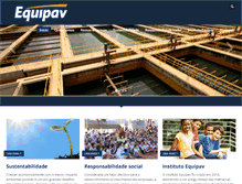 Tablet Screenshot of grupoequipav.com.br